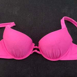 Hot pink Aerie bikini top